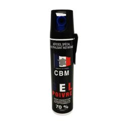 A&eacute;rosol de d&eacute;fense CBM gaz lacrymog&egrave;ne au poivre OC + Capot Standard 75 ml Autre
