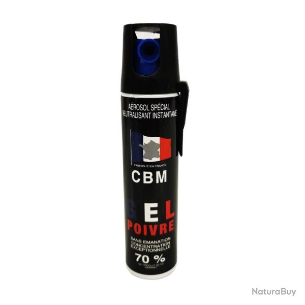 A�rosol de d�fense CBM gaz lacrymog�ne au poivre OC + Capot Standard 75 ml Autre