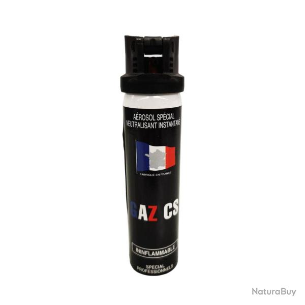 A�rosol de d�fense CBM gaz lacrymog�ne CS + Capot Clapet 75 ml Autre