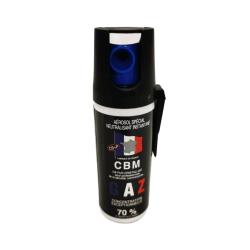 A&eacute;rosol de d&eacute;fense CBM gaz lacrymog&egrave;ne CS + Capot Standard 50 ml Autre