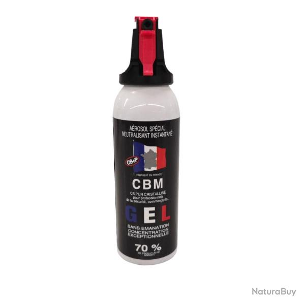 A�rosol de d�fense CBM gel lacrymog�ne CS + Capot Accusol 100 ml Autre