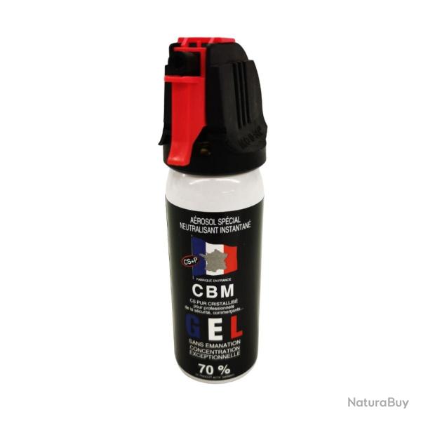 A�rosol de d�fense CBM gel lacrymog�ne CS + Capot Accusol 50 ml Autre
