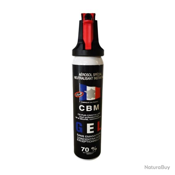 A�rosol de d�fense CBM gel lacrymog�ne CS + Capot Accusol 75 ml Autre