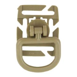 Anneau MOLLE D-Ring  Bulldog Tactical Gear Coyote &Agrave; l'unit&eacute;