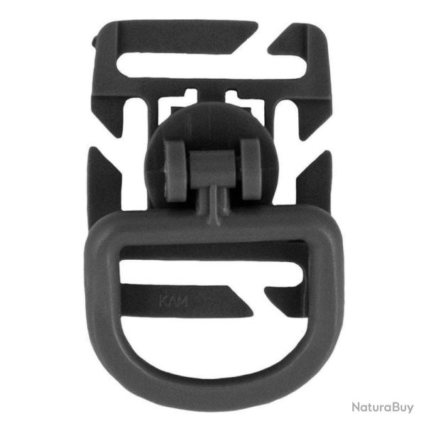 Anneau MOLLE D-Ring  Bulldog Tactical Gear Noir � l'unit�