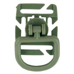 Anneau MOLLE D-Ring  Bulldog Tactical Gear Vert olive &Agrave; l'unit&eacute;