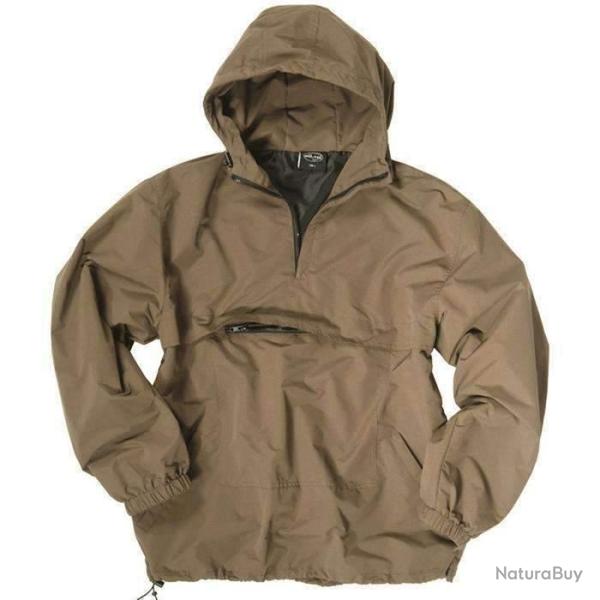 Anorak coupe vent Mil Tec Combat Summer en polyester microfibre avec capuche � cordon et grande poch