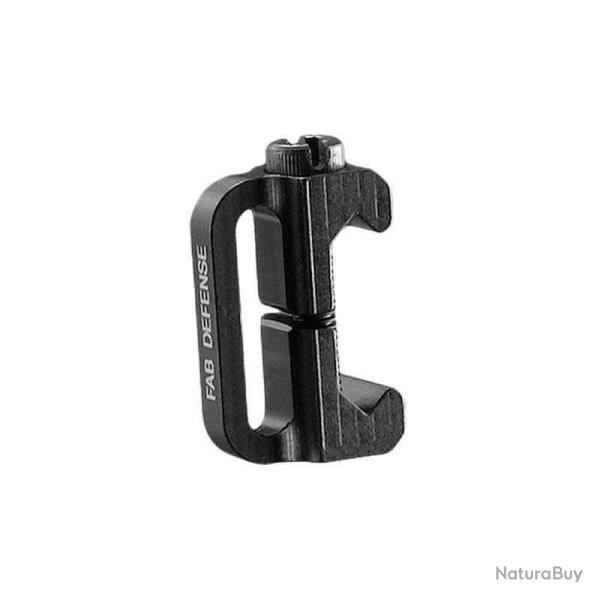 Attache de bretelle FAB Defense SLA en aluminium 6061 anodis� pour rail Picatinny Noir