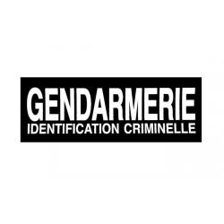 Bandeau r&eacute;tror&eacute;fl&eacute;chissant Patrol Equipement Gendarmerie Blanc Gendarmerie Identification Criminelle