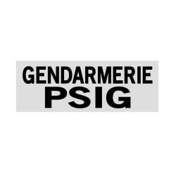 Bandeau r&eacute;tror&eacute;fl&eacute;chissant Patrol Equipement Gendarmerie Blanc Gendarmerie PSIG 3 X 10 cm