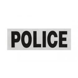 Bandeau r&eacute;tror&eacute;fl&eacute;chissant Patrol Equipement Police Blanc 2 x 10 cm
