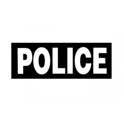 Bandeau r&eacute;tror&eacute;fl&eacute;chissant Patrol Equipement Police Noir 10 x 30 cm