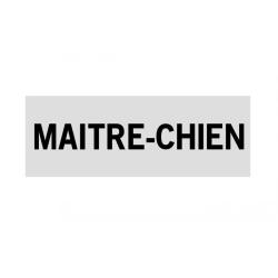 Bandeau r&eacute;tror&eacute;fl&eacute;chissant Patrol Equipement S&eacute;curit&eacute; Blanc Ma&icirc;tre-Chien 10 x 30 cm