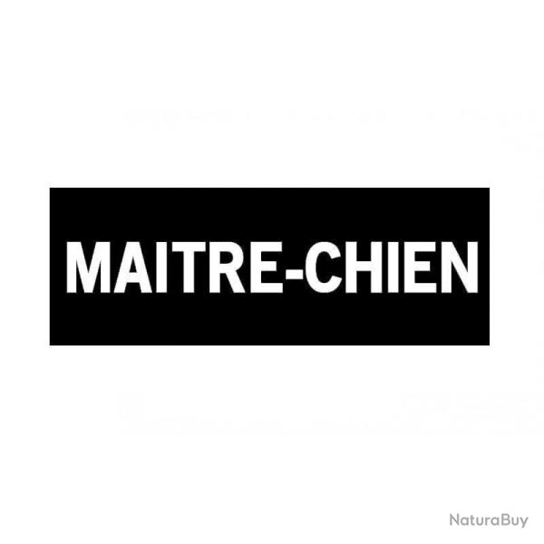 Bandeau r�tror�fl�chissant Patrol Equipement S�curit� Noir Ma�tre-Chien 10 x 30 cm