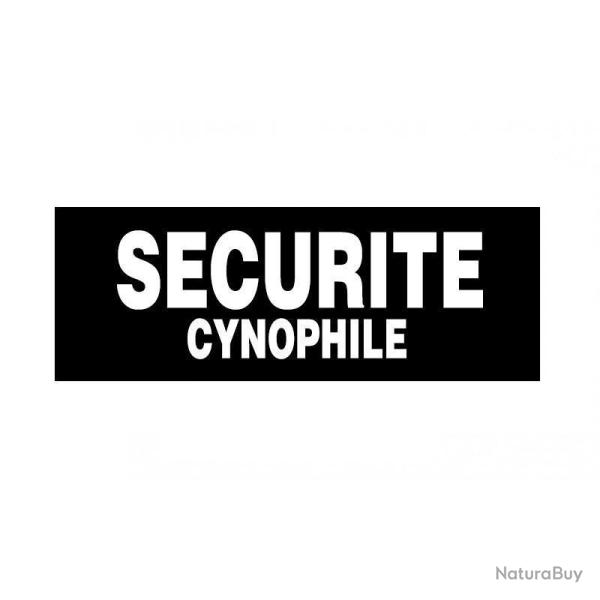 Bandeau r�tror�fl�chissant Patrol Equipement S�curit� Noir S�curit� Cynophile 10 x 30 cm