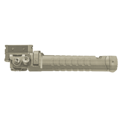 Bipied de pr&eacute;cision FAB Defense Spike acier-aluminium-polym&egrave;re &agrave; t&ecirc;te r&eacute;glable pour rail Picatinny C