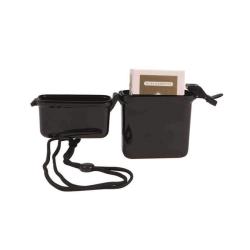 Bo&icirc;tier &eacute;tanche Mil-Tec Safety Box polystyr&egrave;ne 11 &times; 7 &times; 2,5 cm avec lani&egrave;re de cou Gris