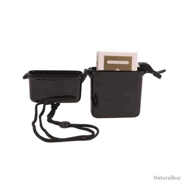 Bo�tier �tanche Mil-Tec Safety Box polystyr�ne 11 � 7 � 2,5 cm avec lani�re de cou Gris
