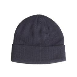 Bonnet Mil-Tec maille fine polyacrylique 100 % &agrave; revers roulott&eacute; ajustable Bleu