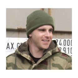 Bonnet Mil-Tec maille fine polyacrylique 100 % &agrave; revers roulott&eacute; ajustable Vert olive
