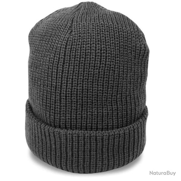 Bonnet tricot Mil-Tec en polyacrylique grammage interm�diaire � revers Noir - Taille unique