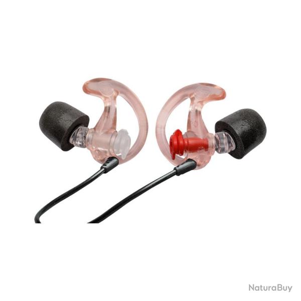 Bouchons anti-bruit Surefire EP7 Sonic Defender Ultra [NNR : 28 dB (avec filtre)] Transparent - M