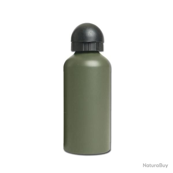 Bouteille Mil-Tec en aluminium 500 ml avec capuchon protecteur � une main Argent