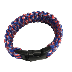 Bracelet de survie  Bulldog Tactical Gear Tricolor L (23 cm)