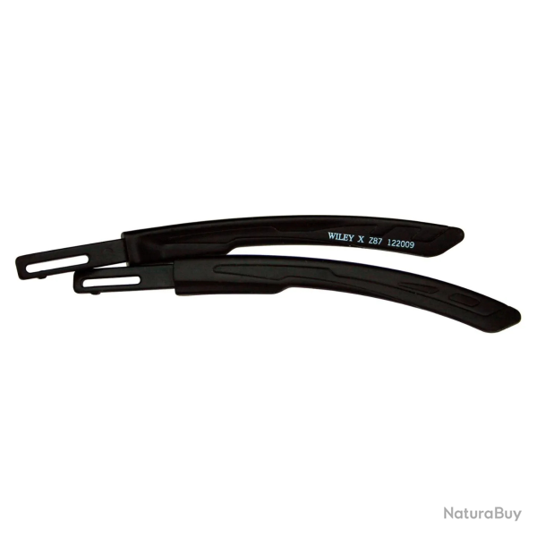 Branches de rechange pour lunettes Wiley X Saber Advanced Noir