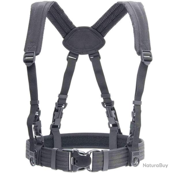 Br�lage de soutien GK Pro Intervention bretelles matelass�es � d�tache-rapide 240 g Noir