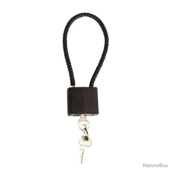 Cadenas Mil-Tec � c�ble acier gain� thermoplastique longueur de c�ble 20 cm Autre