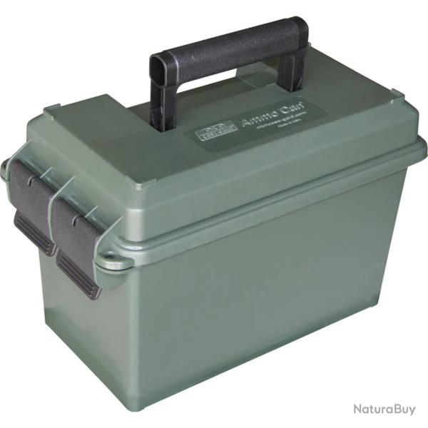 Caisse � munitions MTM Avec Poign�e Rabattable Vert foret