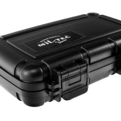 Caisse rigide &eacute;tanche Mil-Tec en ABS 18,6 &times; 12 &times; 4,2 cm avec joint d'&eacute;tanch&eacute;it&eacute; et mousse int&eacute;rieure