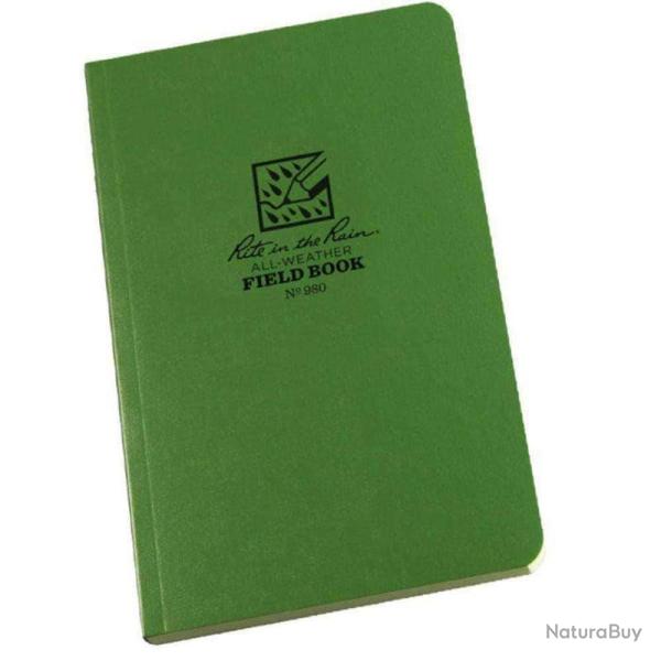 Carnet �tanche Rite In The Rain Field Book 980 Universal Vert