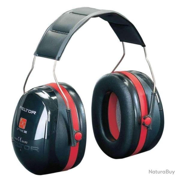 Casque anti-bruit 3M� PELTOR� Optime� III [SNR : 34 dB / HML : H=35 M=32 L=24] Noir