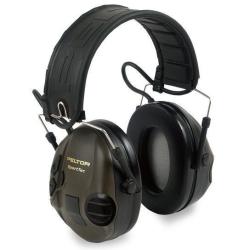 Casque anti-bruit 3M� PELTOR� SportTac� [SNR : 26 dB / HML : H=29 M=23 L=16] Vert olive