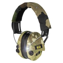 Casque anti-bruit Sordin Supreme Pro X Led [SNR : 25 dB / HML : H=28 M=21 L=16] Multicam