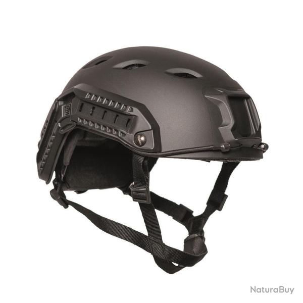 Casque d'entra�nement Mil-Tec Paratrooper US Fast + Rails Noir