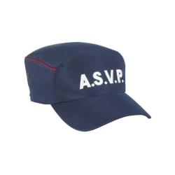 Casquette ASVP Soutache Bordeaux Bleu - T1