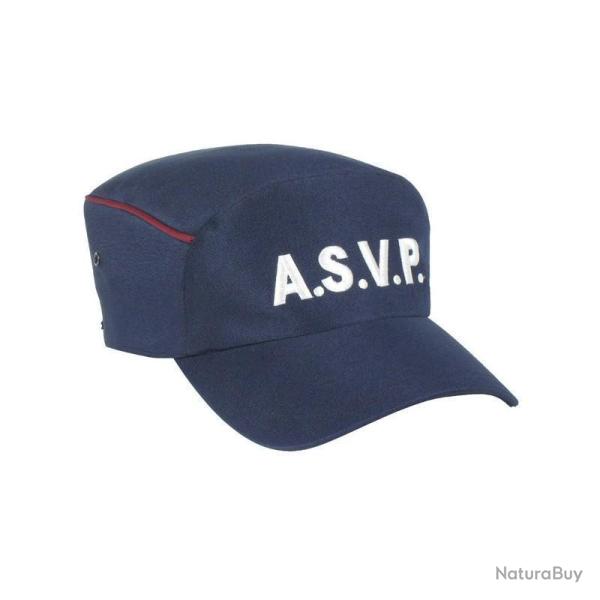 Casquette ASVP Soutache Bordeaux Bleu - T2