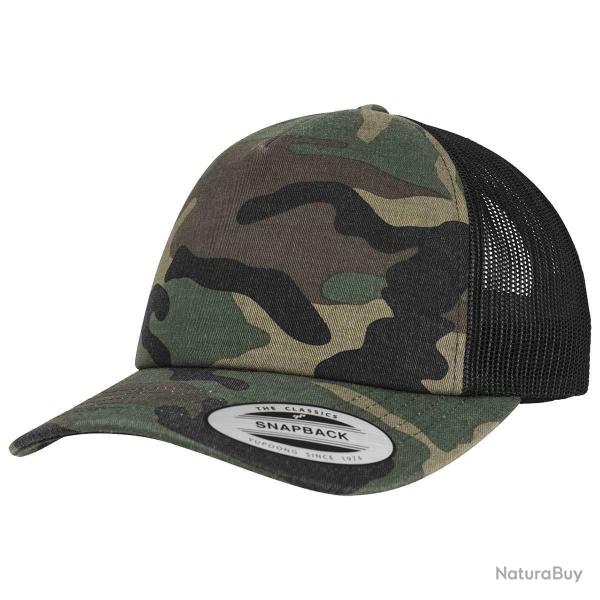 Casquette Brandit Camo Trucker Woodland
