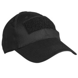 Casquette Mil-Tec Tactical 65 % polyester 35 % coton avec trois surfaces auto-agrippantes et boucle 