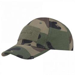 Casquette tactique Pentagon Tactical 2.0 en ripstop 6 panneaux &agrave; emplacements auto-agrippants Woodla