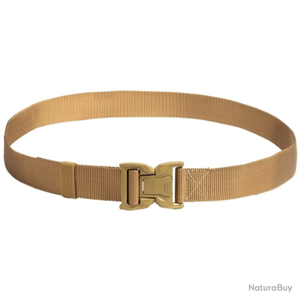 Ceinture Mil-Tec Tactical polyester 100 % avec boucle alliage zinc largeur 4 cm Coyote - 110 cm