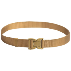 Ceinture Mil-Tec Tactical polyester 100 % avec boucle alliage zinc largeur 4 cm Coyote - 120 cm