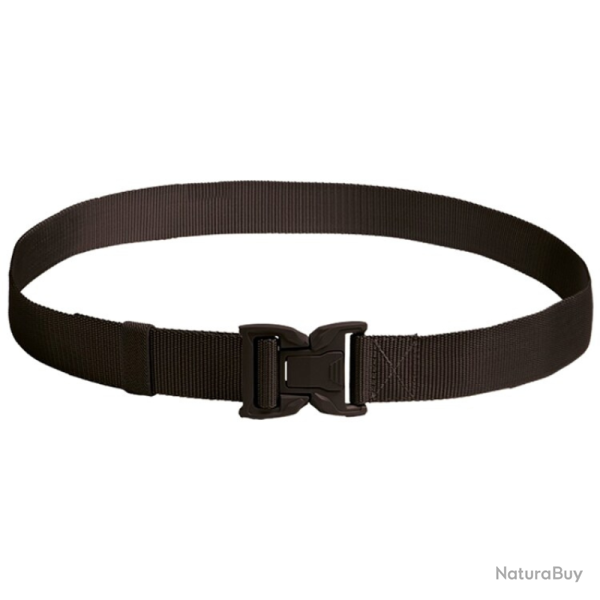 Ceinture Mil-Tec Tactical polyester 100 % avec boucle alliage zinc largeur 4 cm Noir - 100 cm