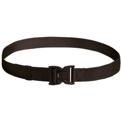 Ceinture Mil-Tec Tactical polyester 100 % avec boucle alliage zinc largeur 4 cm Noir - 120 cm