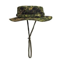 Chapeau de brousse Mil-Tec US GI Jungle CIV-TEC en coton ripstop avec a&eacute;rations lat&eacute;rales et jugulai
