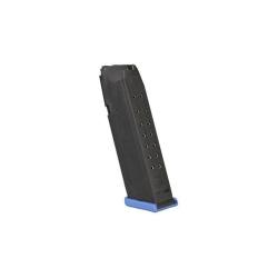 Chargeur Glock PSA "Training" avec arr&ecirc;toir bleu Noir G17T (9 mm) 17 coups