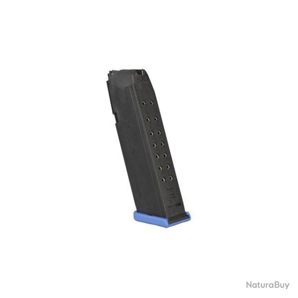 Chargeur Glock PSA "Training" avec arr�toir bleu Noir G17T (9 mm) 17 coups